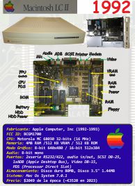 Ficha: Macintosh LCII (1992)